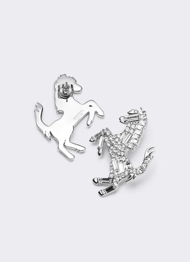 Pendientes Cavallino Rampante Strass Ferrari Pendientes Cavallino Rampante Strass Silver CGWEA0011JU00005f