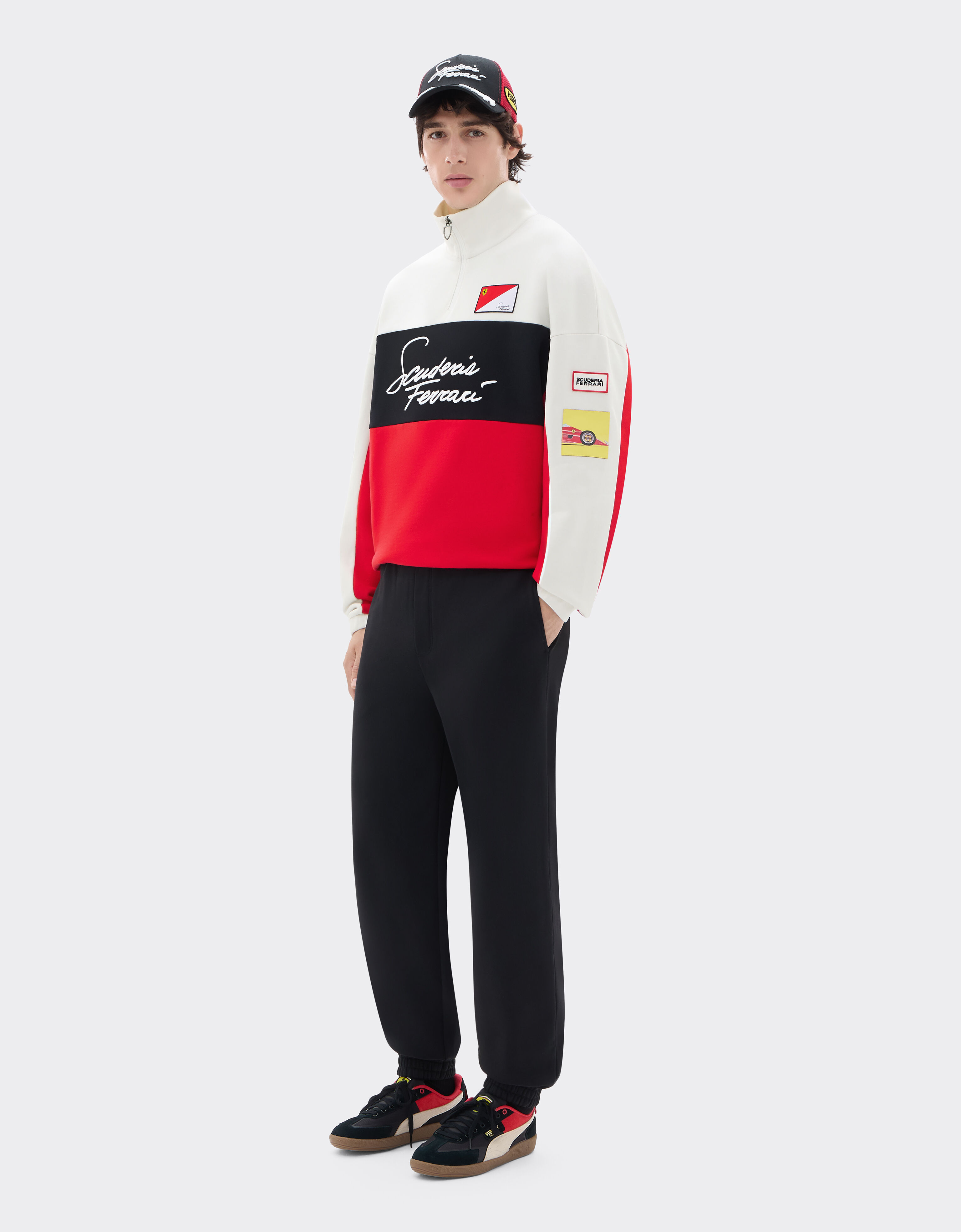 Ferrari Scuderia Ferrari cotton sweatshirt Black SJMSW0042JCO0039f