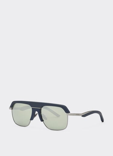 Gafas de sol Ferrari de titanio gunmetal cristales espejados grises Ferrari Gafas de sol Ferrari de titanio gunmetal cristales espejados grises Azul escocés LA0EPf