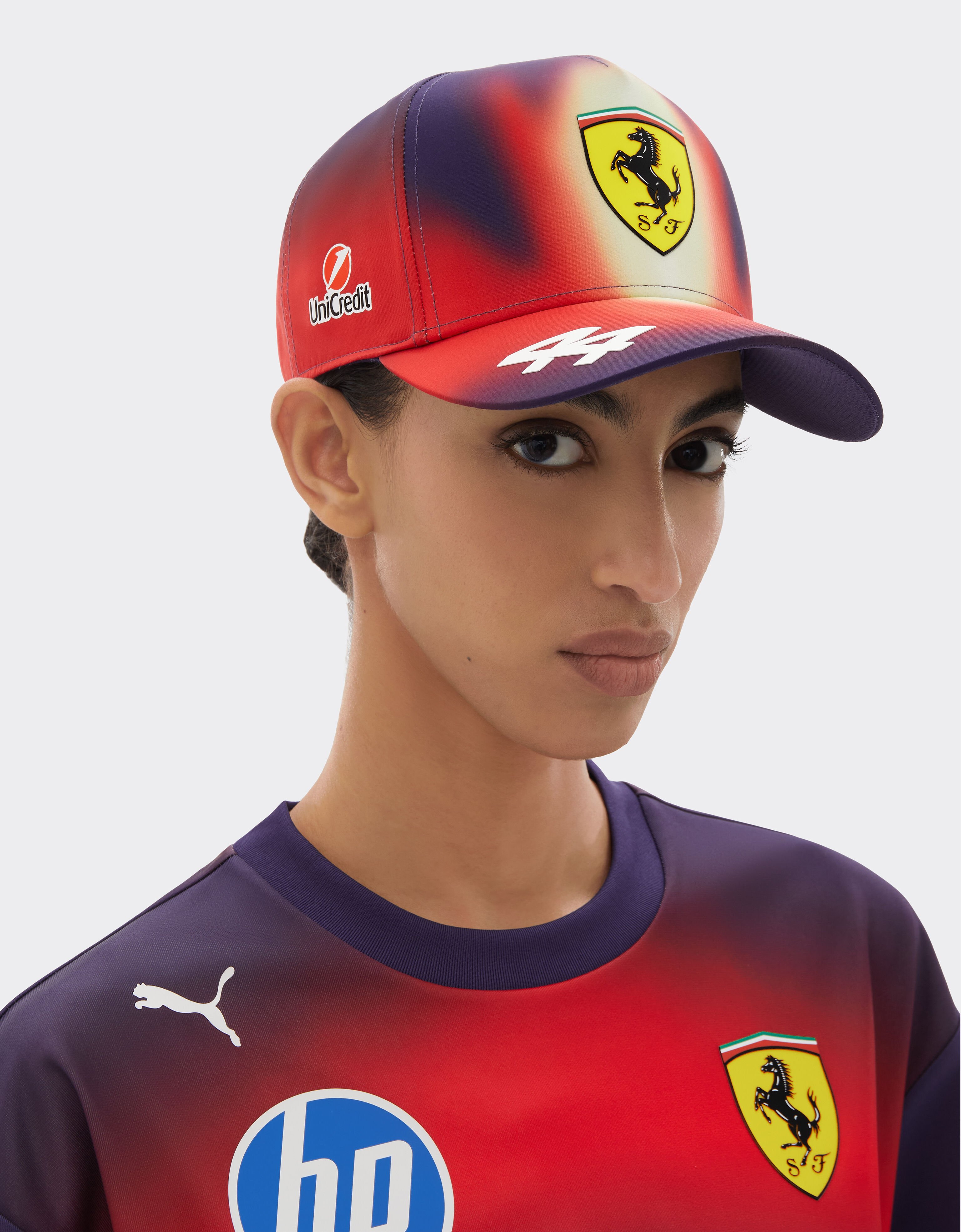 Ferrari Hamilton Replica Puma baseball cap for Scuderia Ferrari HP China 2026 Rosso LA0GOf
