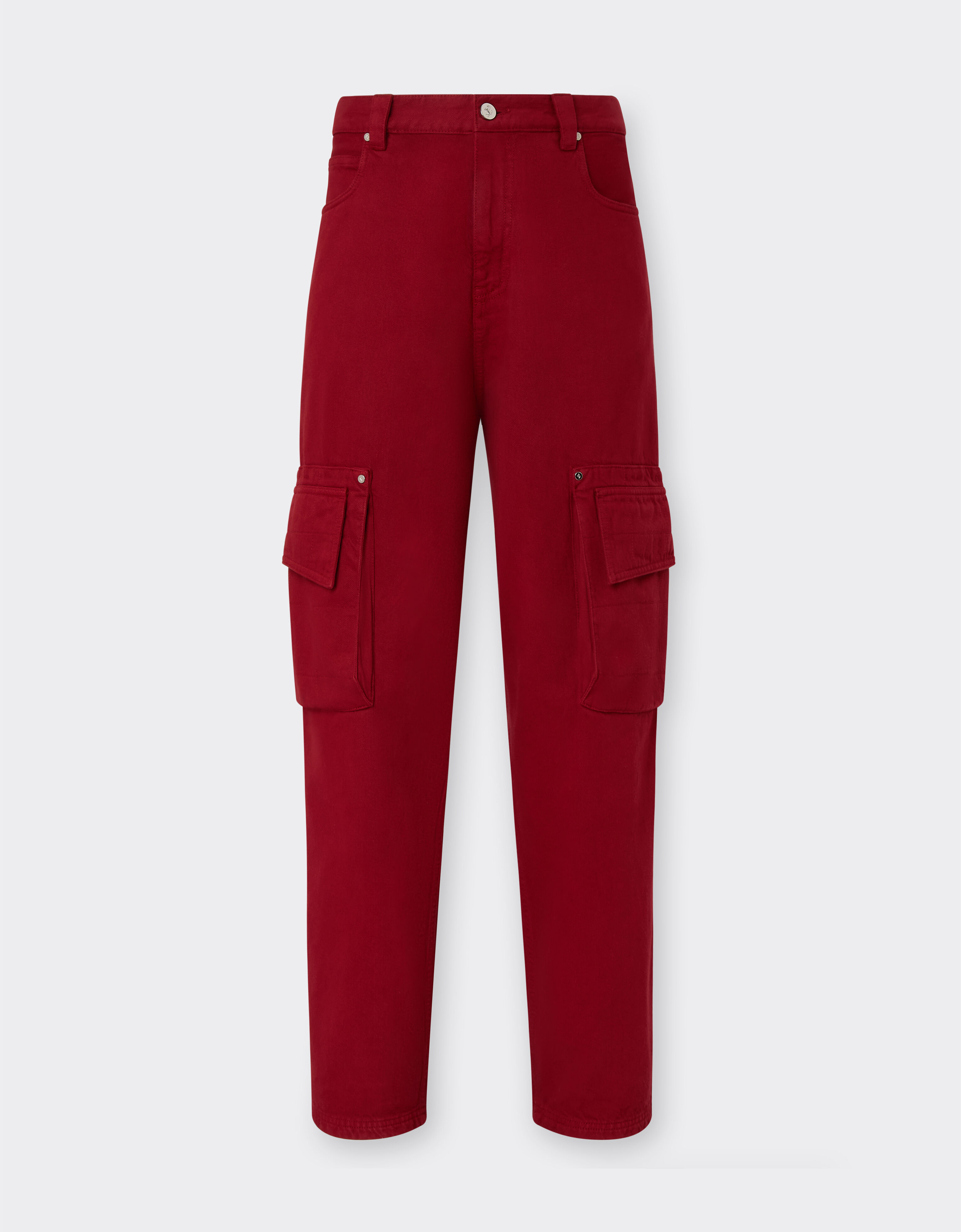 Ferrari Denim cargo pants Maison Red 50096f