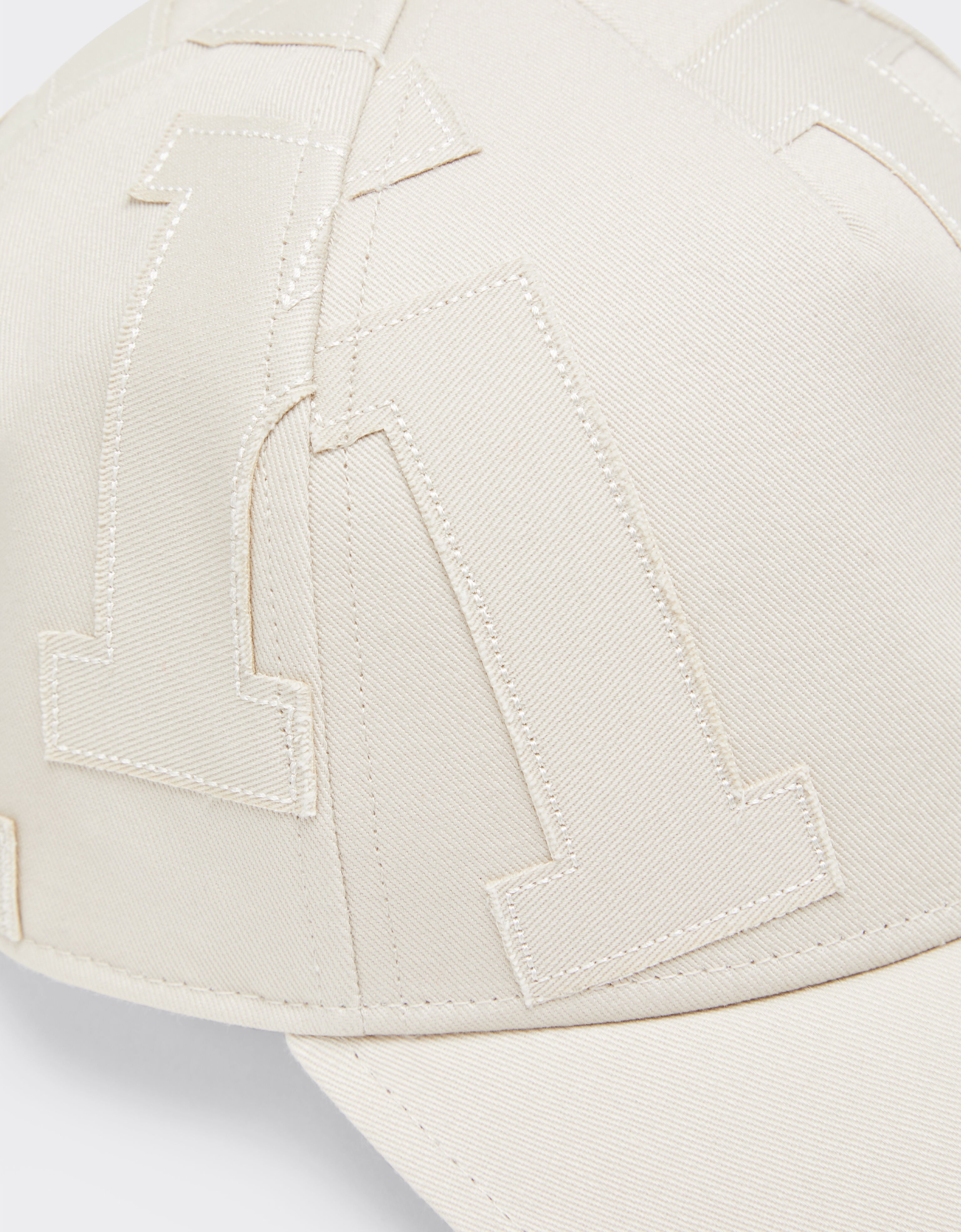 Ferrari Baseball cap with maxi Ferrari embroidery Ecru 21581f