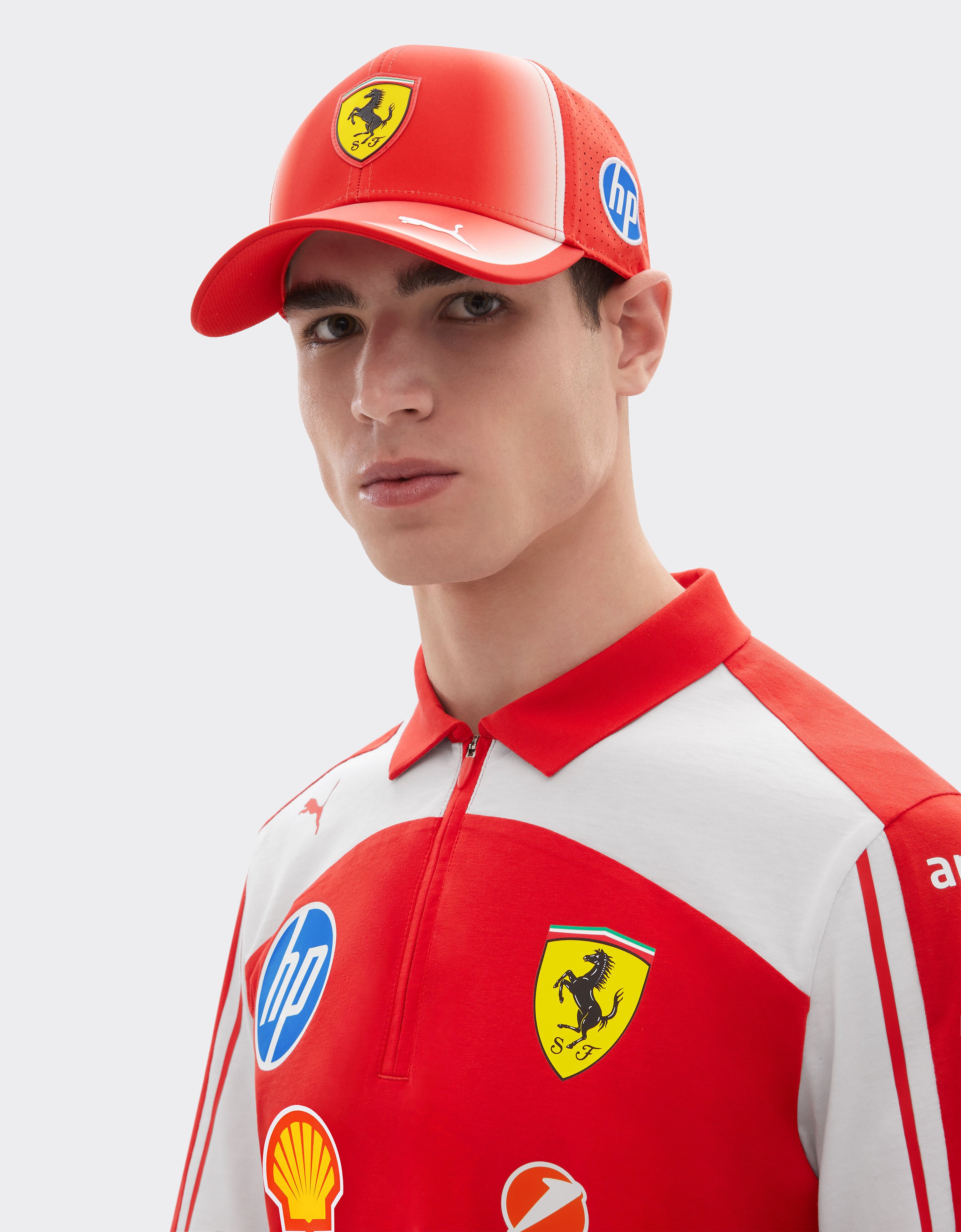 Ferrari Team Replica 2026 Puma Baseball Cap for Scuderia Ferrari HP Red LA0HKf