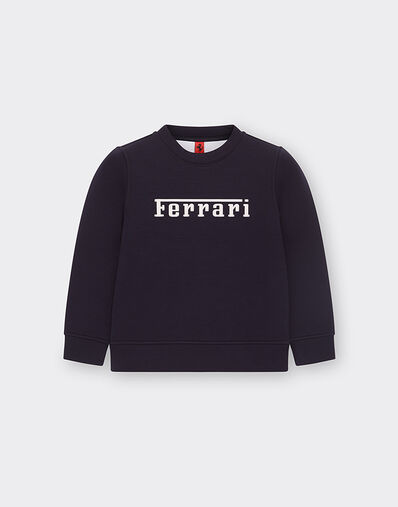 Ferrari Scuba sweatshirt with Ferrari logo Navy 22763fK