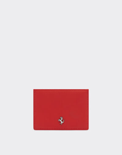 Ferrari Second Life leather card case Rosso Dino 21435f