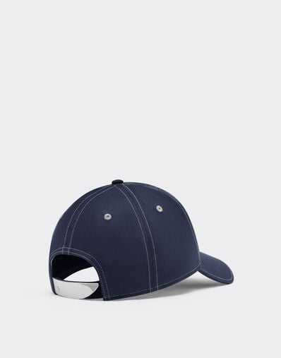 Ferrari Baseball cap with rubberized Ferrari logo Navy 20403f