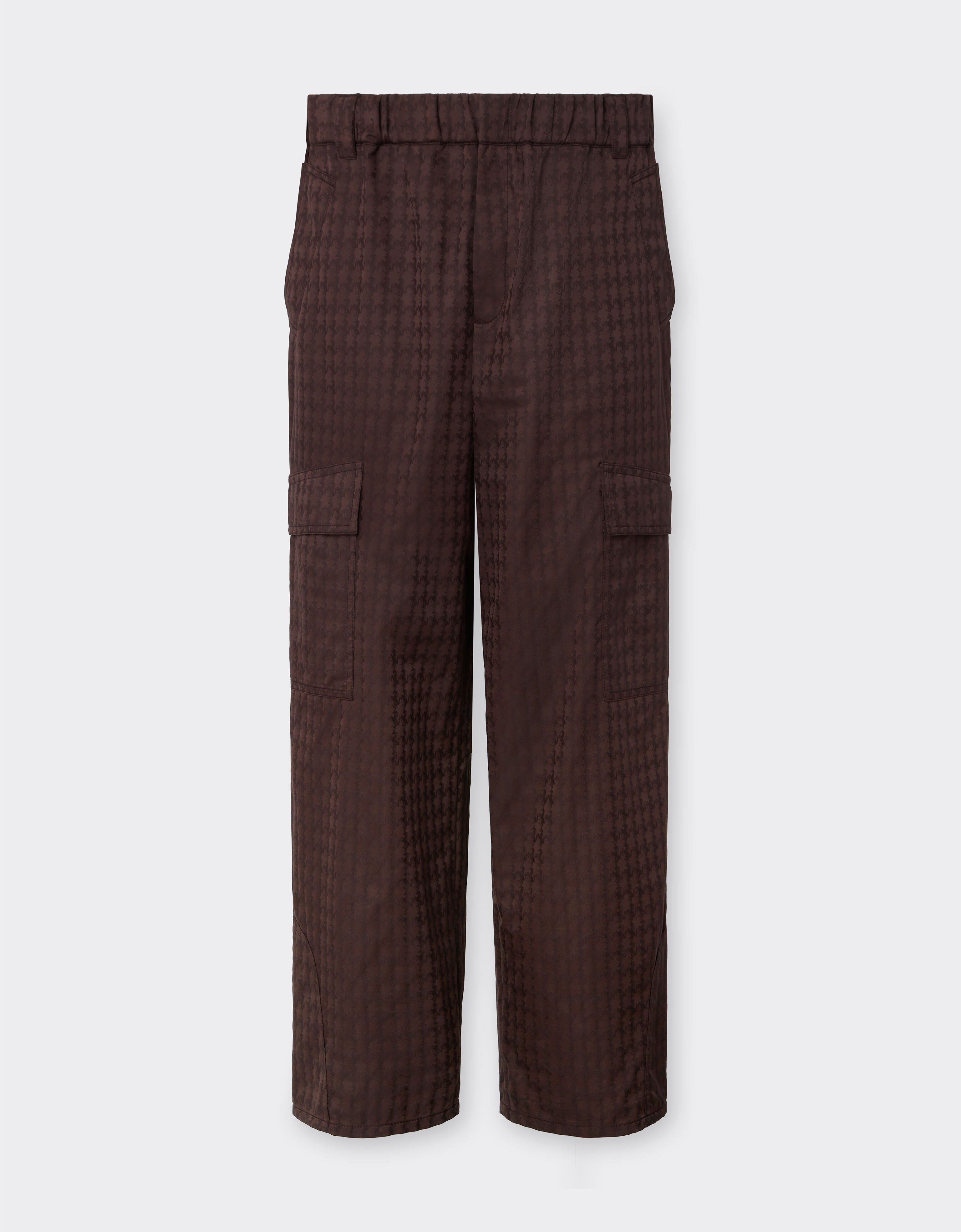 Ferrari Cargo trousers in Q-Cycle® cotton twill Mahogany 49106f