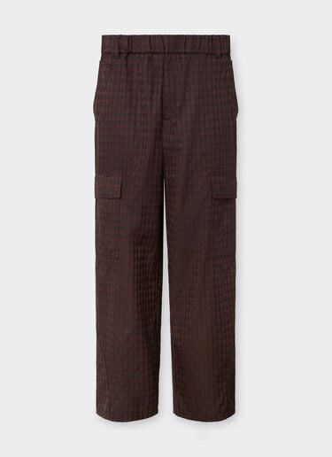 Cargo trousers in Q-Cycle® cotton twill Ferrari Cargo trousers in Q-Cycle® cotton twill Mahogany 49106f