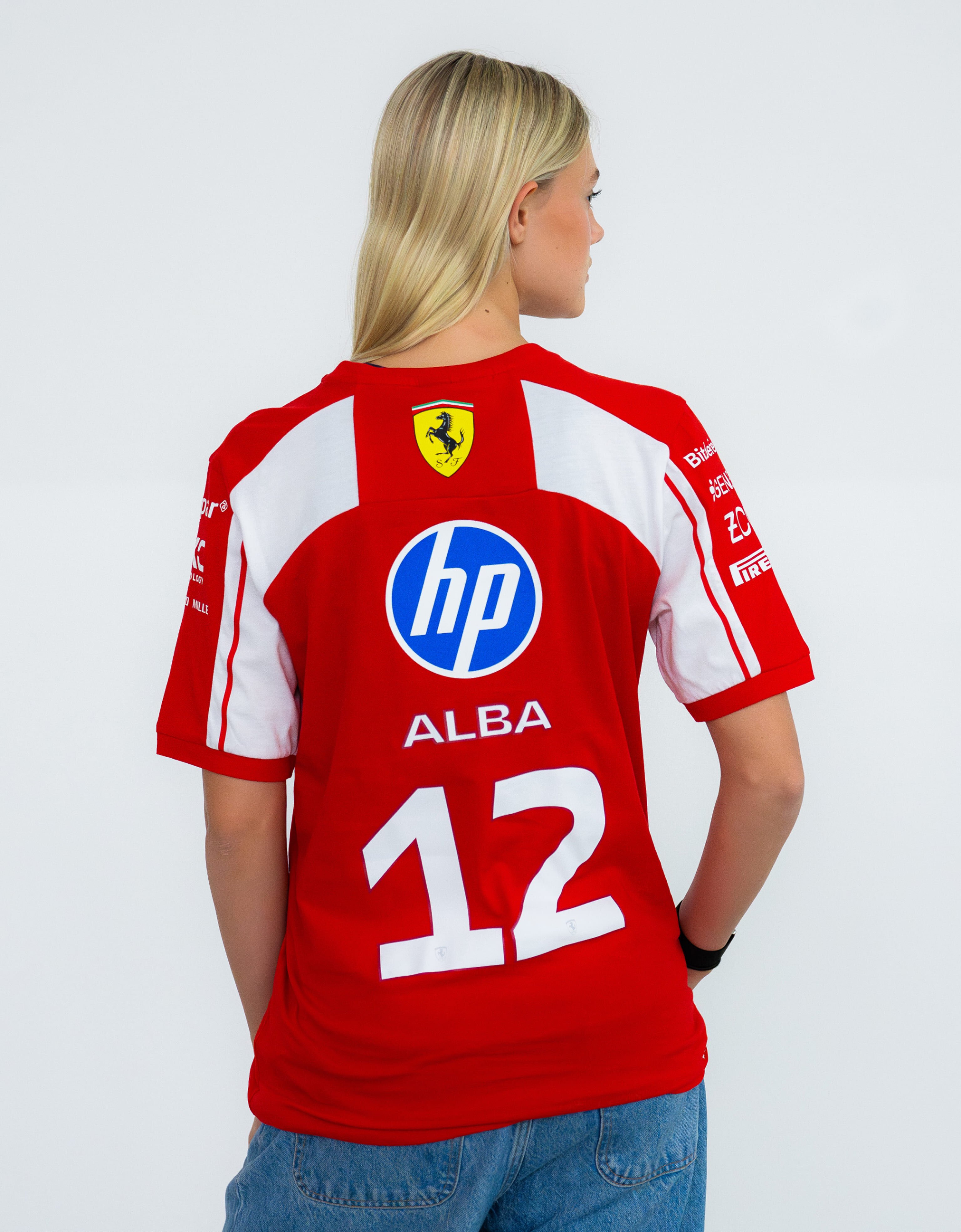 Replica 2026 Puma T-shirt for Scuderia Ferrari HP Ferrari Replica 2026 Puma T-shirt for Scuderia Ferrari HP Red LA0HZf