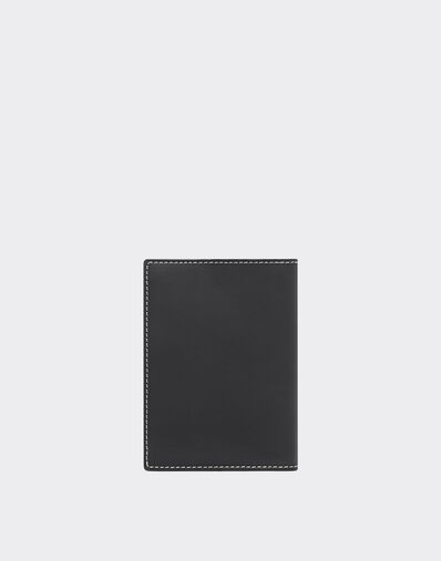 Ferrari Second Life passport holder in leather Black 22199f