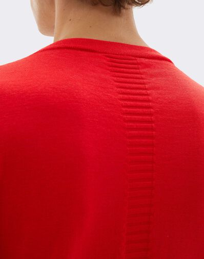 Ferrari Cashmere and silk crew-neck jumper Rosso Magma CKMCN0016KWS0006f