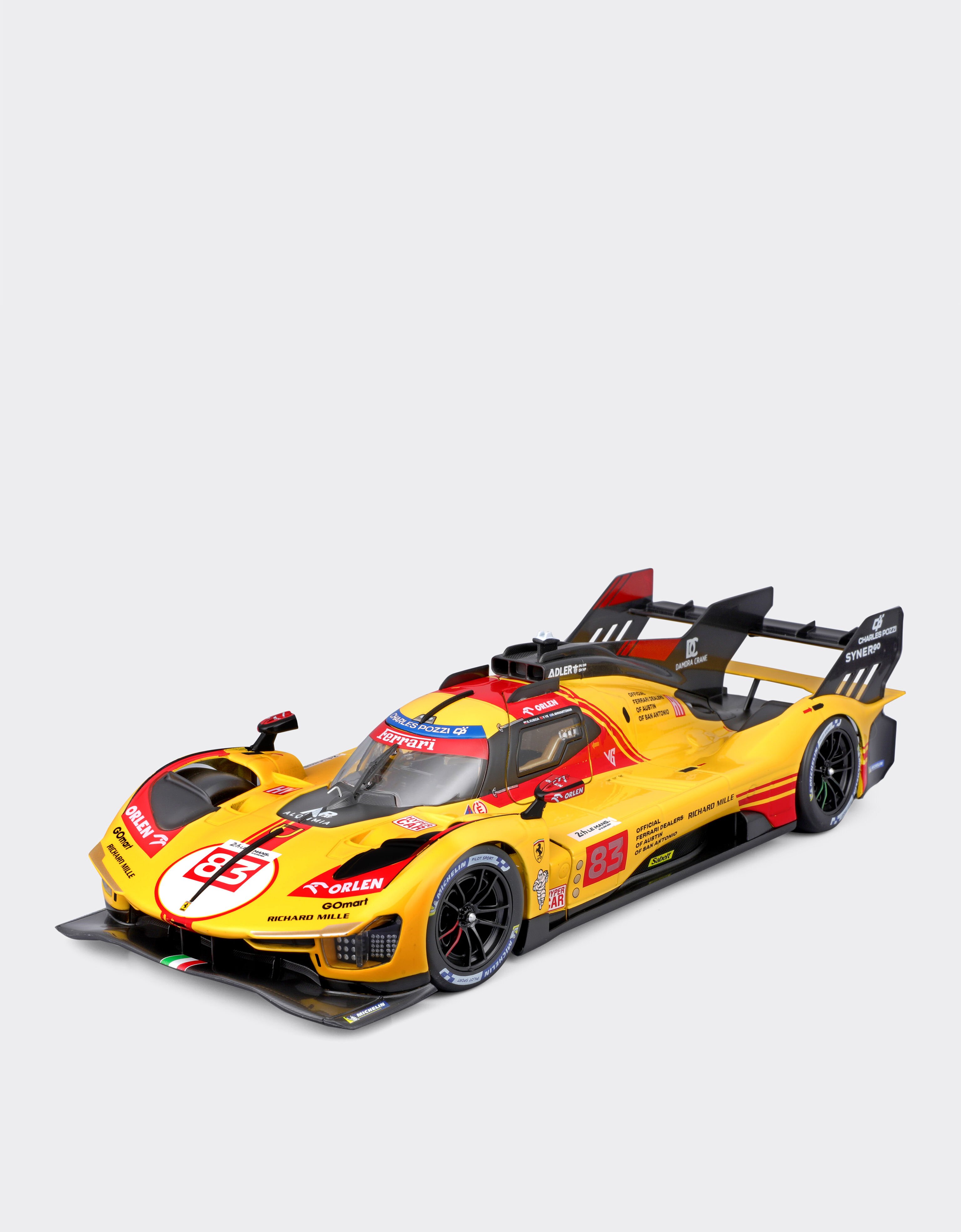 Ferrari Maqueta del Ferrari 499P LMH n.º 83 a escala 1:18 Giallo LO0R1339EXT0001f