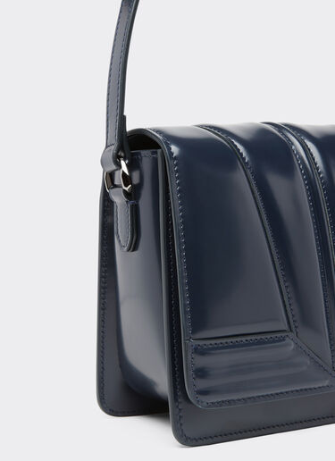 Ferrari Ferrari GT crossbody bag in brushed leather Navy 22113f