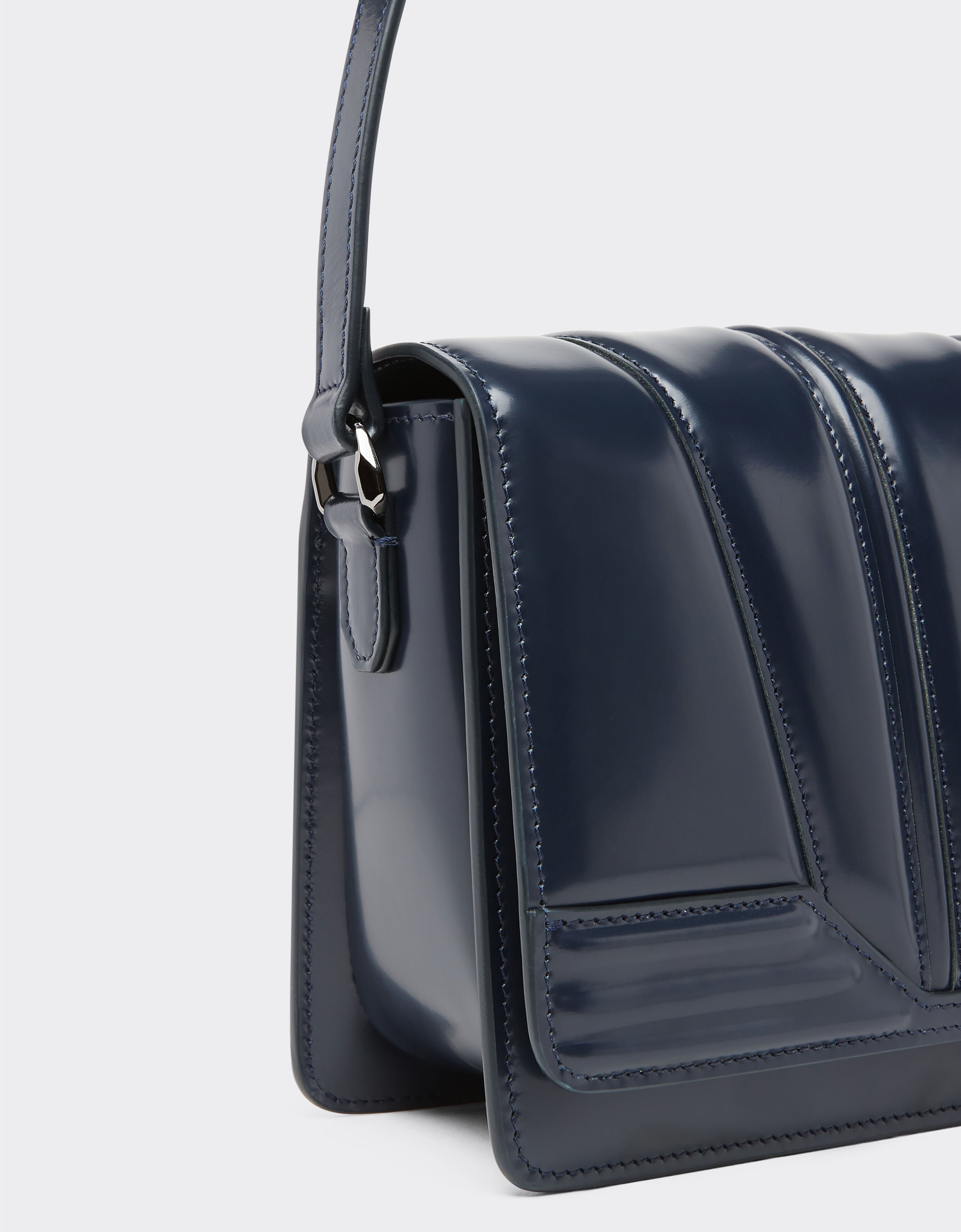 Ferrari Ferrari GT crossbody bag in brushed leather Navy 22113f