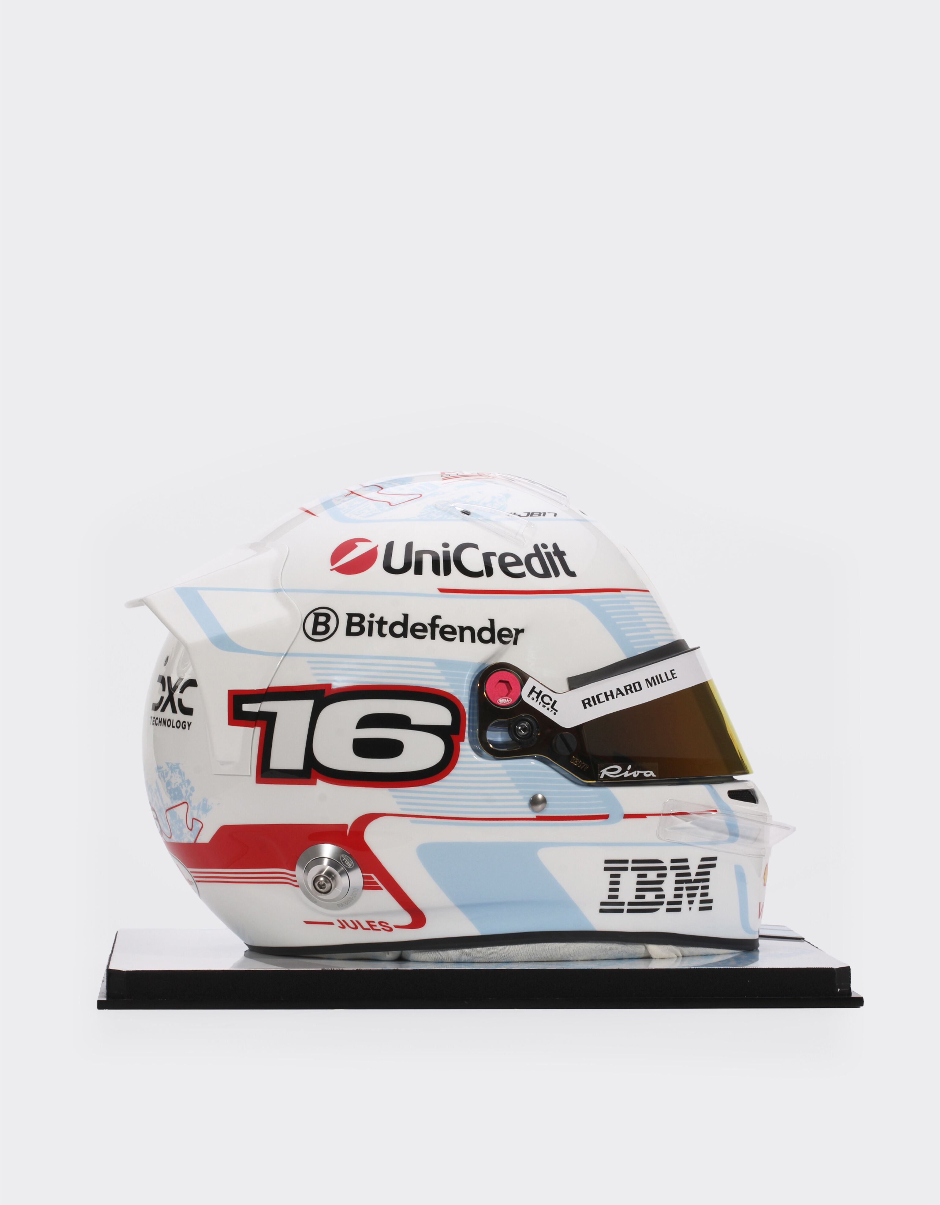 Ferrari Casco Charles Leclerc Monaco Special Edition 2025 in scala 1:1 MULTICOLORE LA07Af