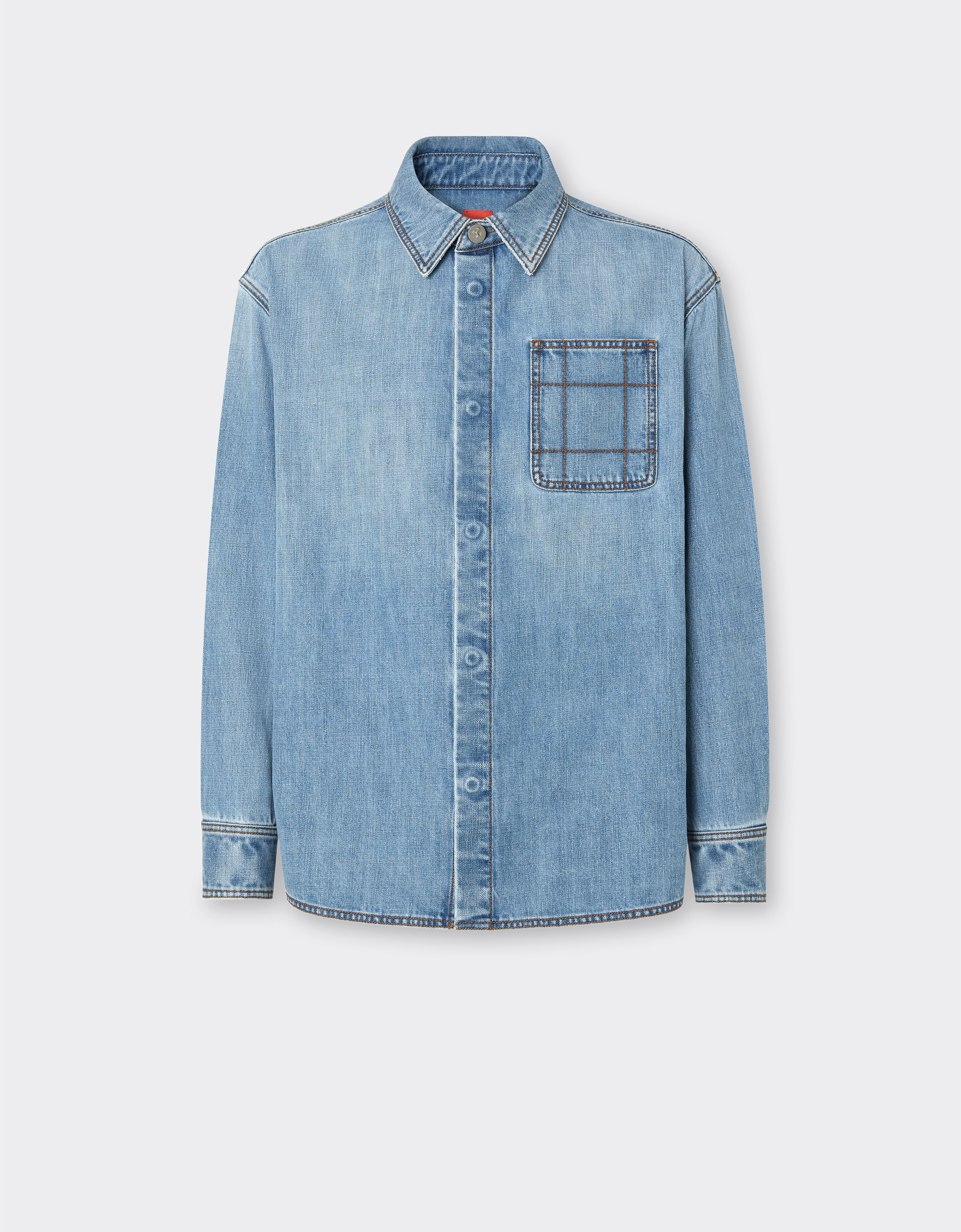 Ferrari Denim-Hemd Heller Denim 21914f