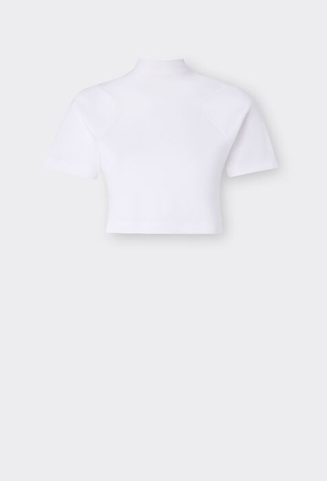Ferrari Camiseta corta de punto monocolor Negro 48115f