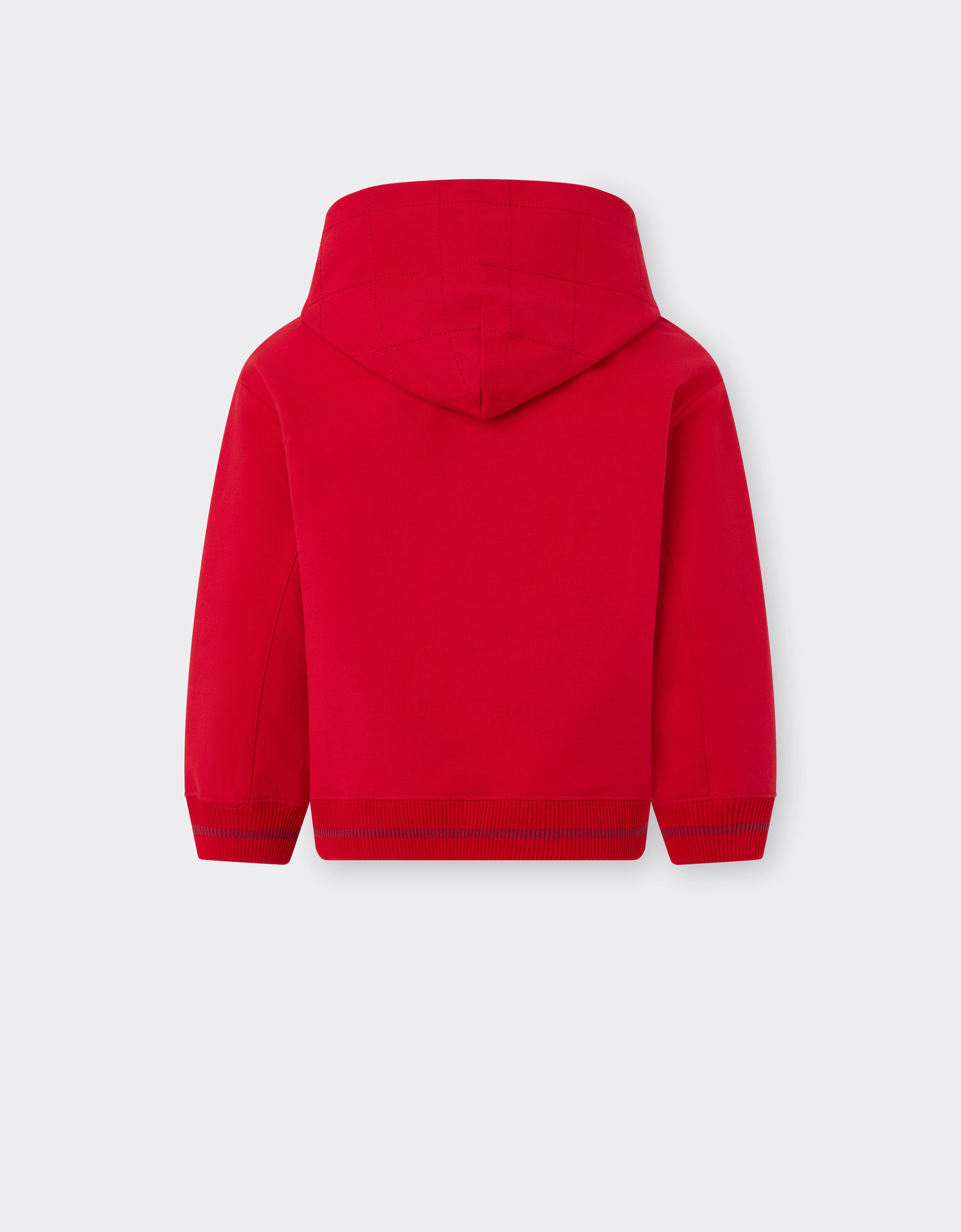 Ferrari Cotton hooded sweatshirt Racing red 50143fK