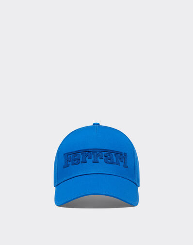 Ferrari Baseball cap con logo Ferrari ricamato Klein Blue 21580f