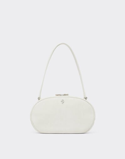 Ferrari The Ferrari Dino Tote Soft in suede and leather Avorio 51174f