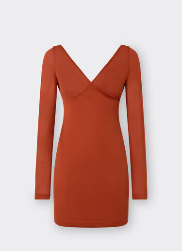 Ferrari Mini dress in silk jersey Hide 22176f