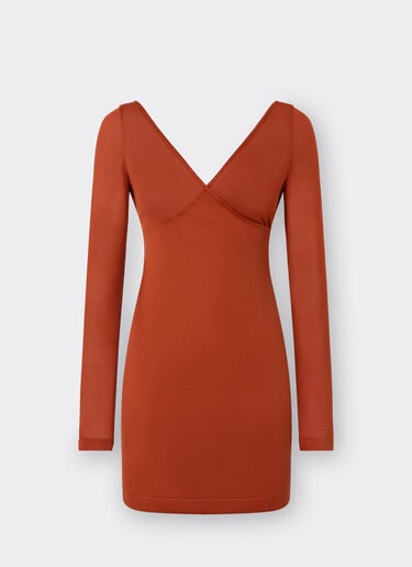 Mini dress in silk jersey Ferrari Mini dress in silk jersey Hide 22176f