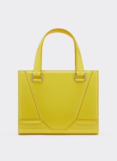 Ferrari Ferrari mini tote GT Bag in patent leather Giallo Modena 20330f