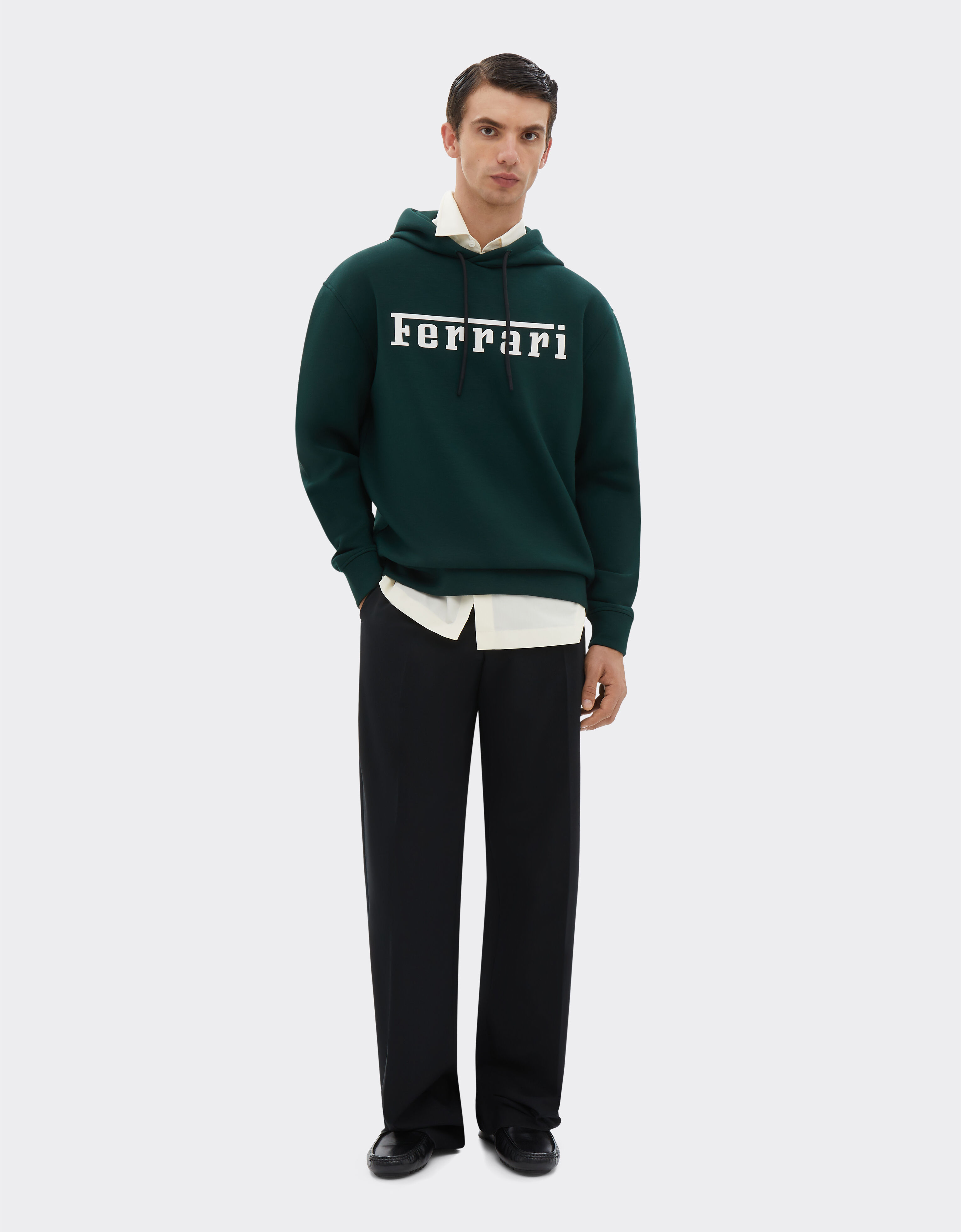 Ferrari Scuba-Sweatshirt mit Ferrari-Logo Militärgrün 47819f