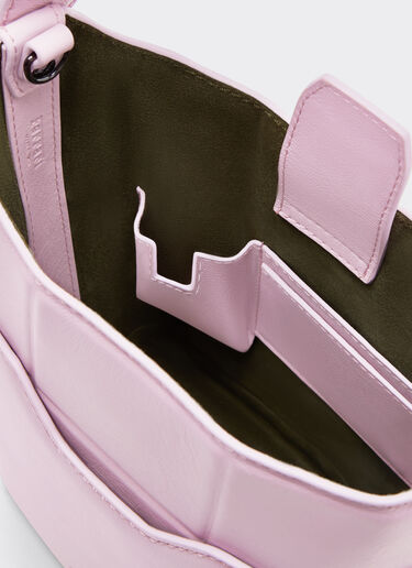 Ferrari Mini leather bucket bag Wisteria 49146f