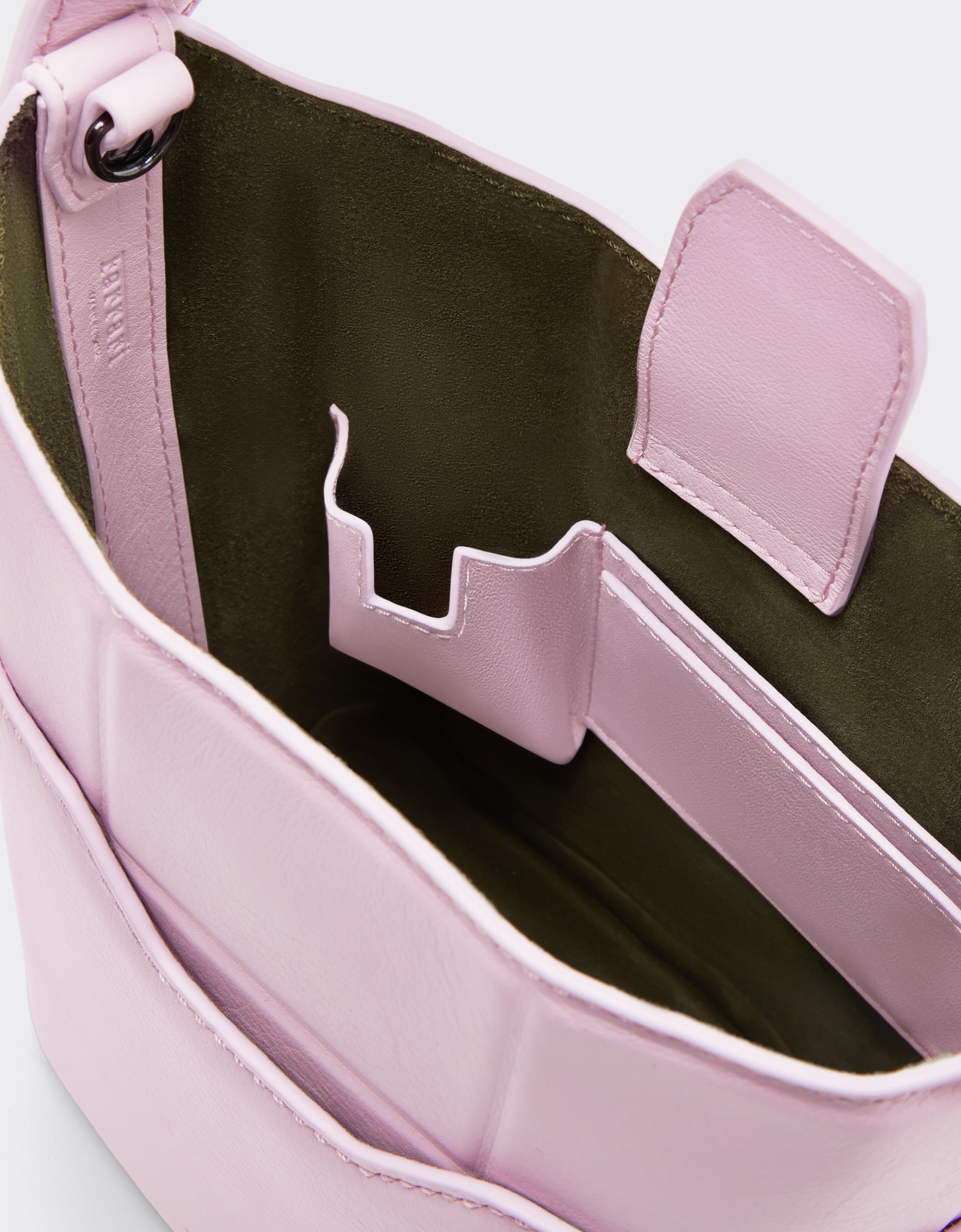 Ferrari Mini leather bucket bag Wisteria 49146f
