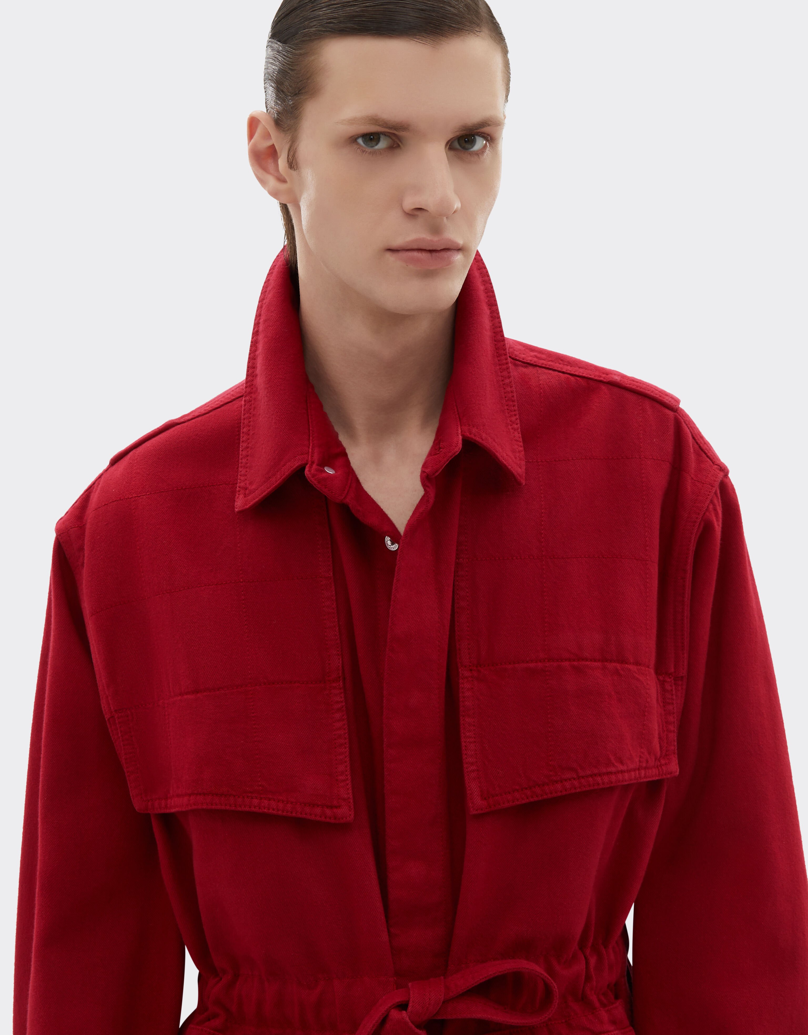 Ferrari Denim jacket Maison Red 50093f
