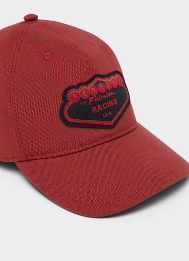 Cotton baseball cap Ferrari Cotton baseball cap Maison Red 51167f