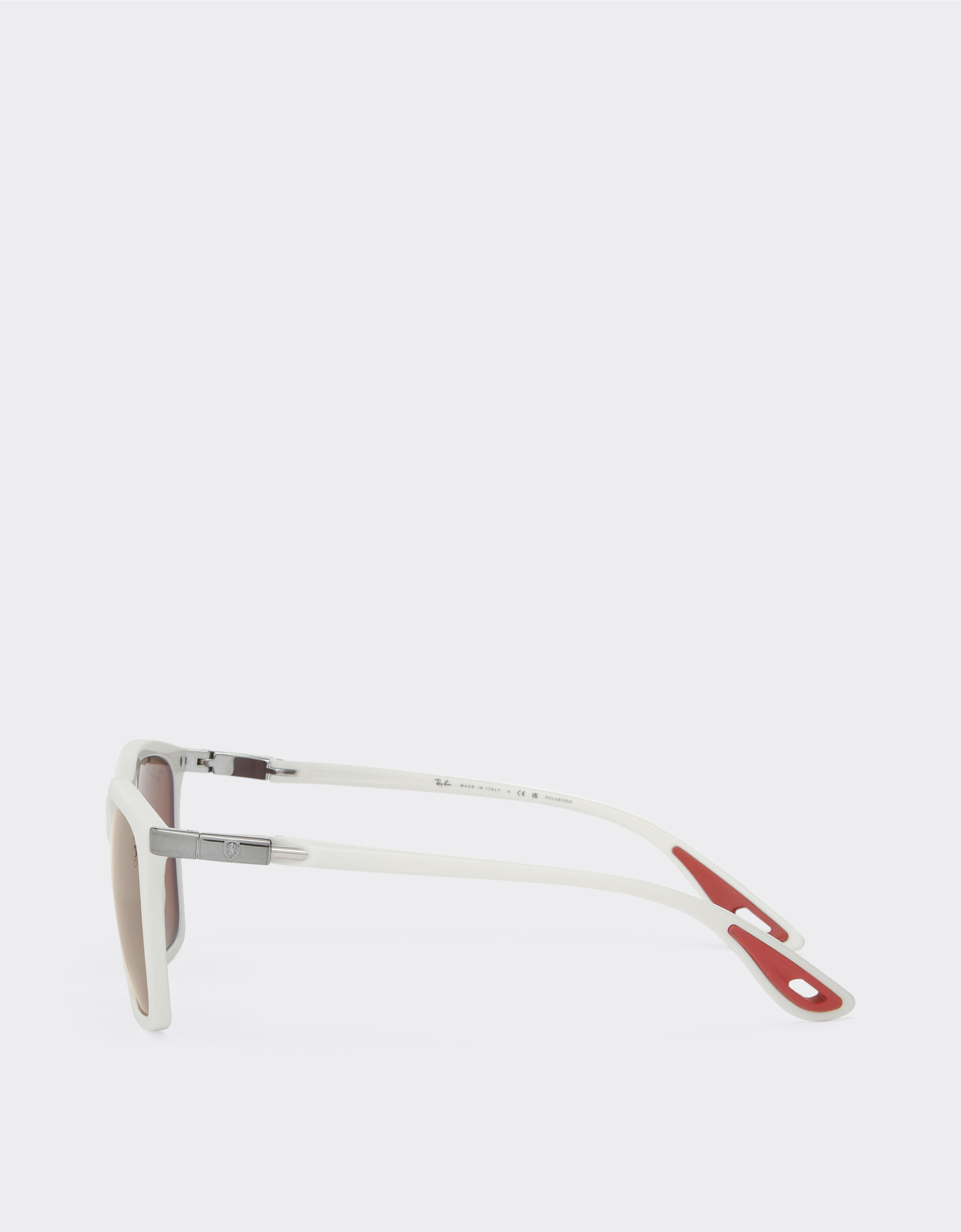 Ferrari Ray-Ban for Scuderia Ferrari 0RB4433M Charles Leclerc sunglasses - Special Edition Optical White F1258f