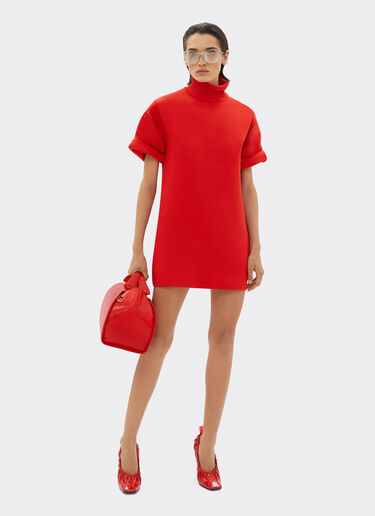 Ferrari Knit dress with high neck Rosso Dino 21319f