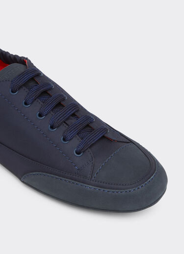 Ferrari Zapatillas Q-cycle y nubuck Navy 22237f