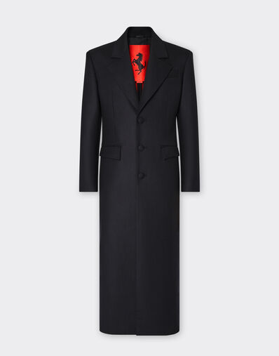 Ferrari Double wool coat Black 21588f