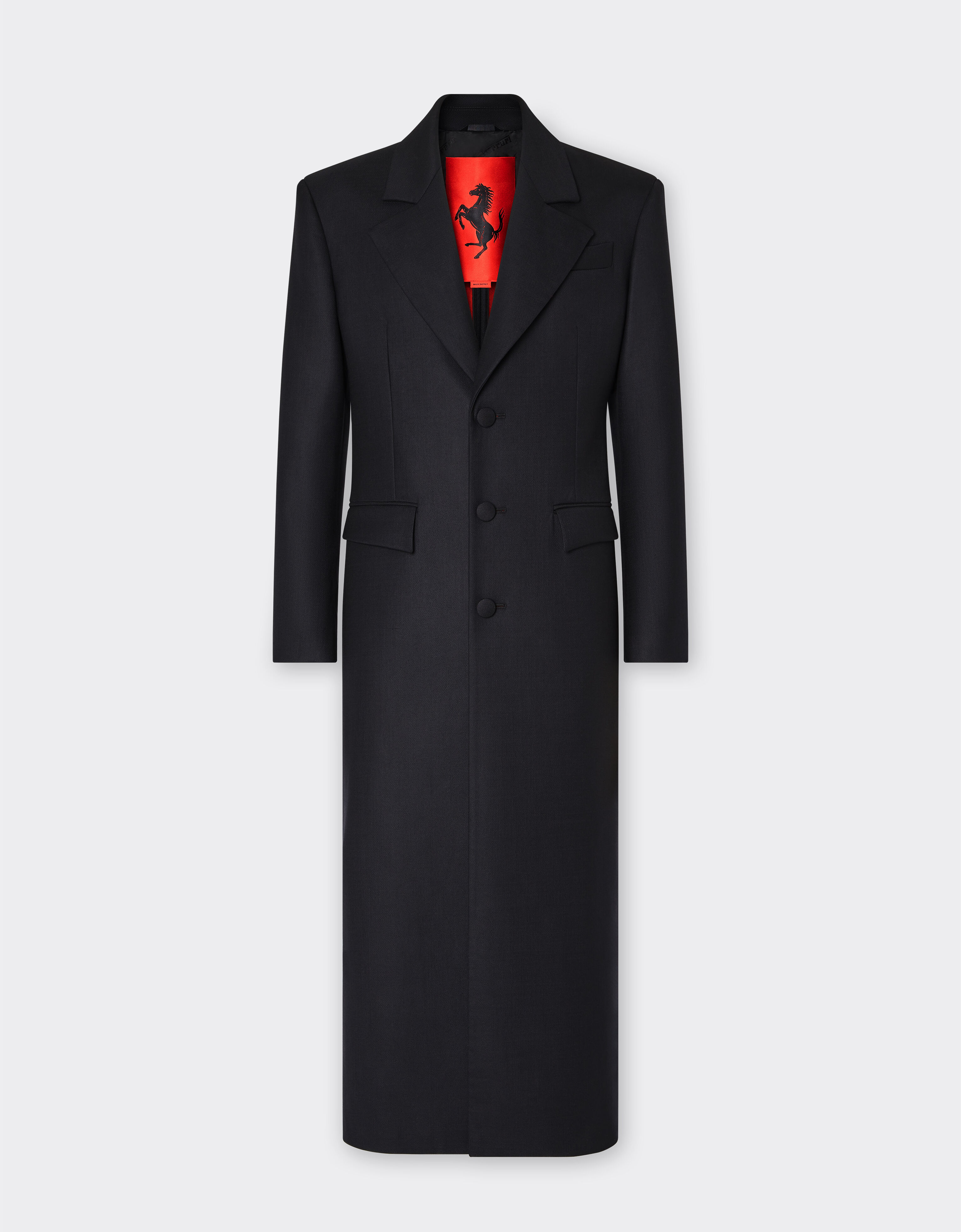 Ferrari Double wool coat Black 21588f