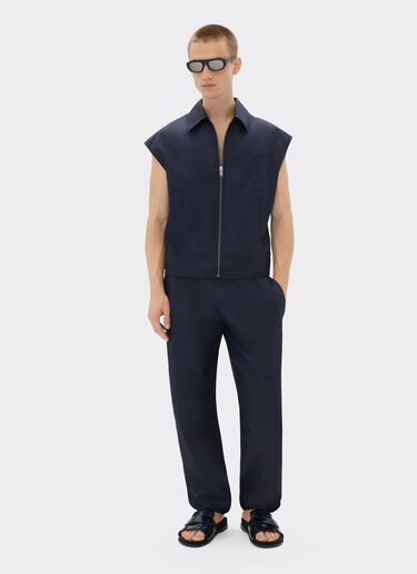 Ferrari Vest in Q-CYCLE® twill Navy 21861f
