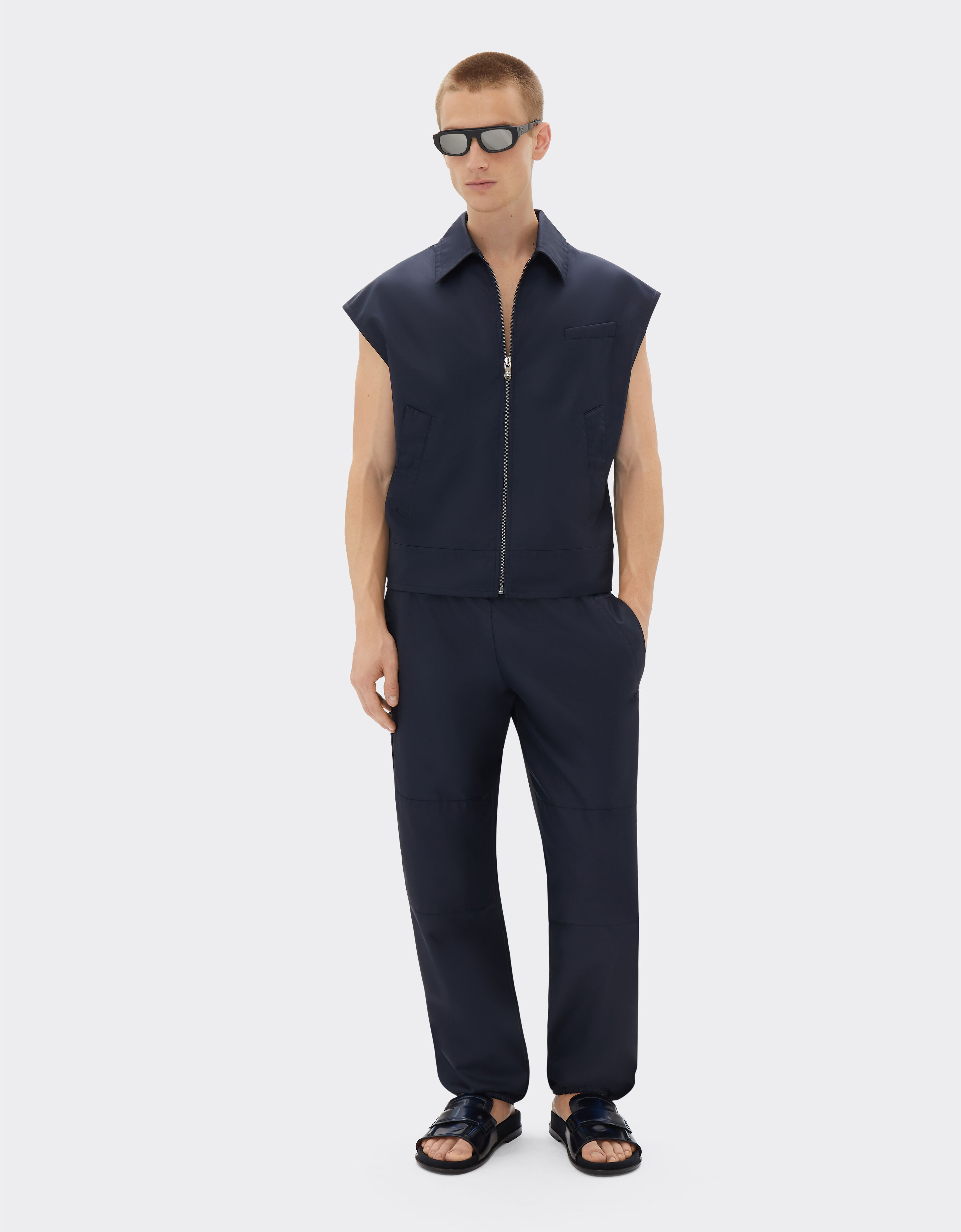 Ferrari Vest in Q-CYCLE® twill Navy 21861f