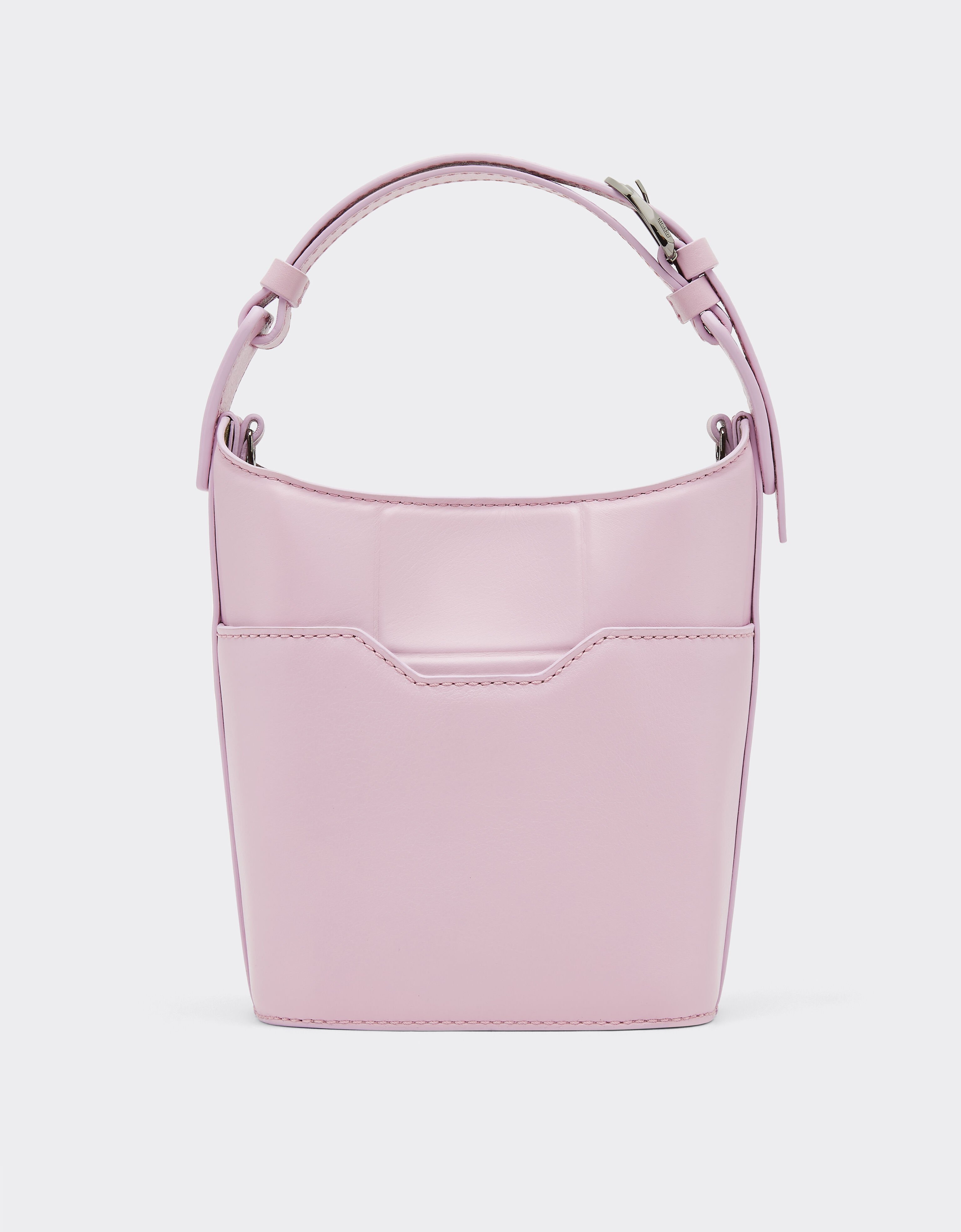 Ferrari Mini leather bucket bag Wisteria 49146f