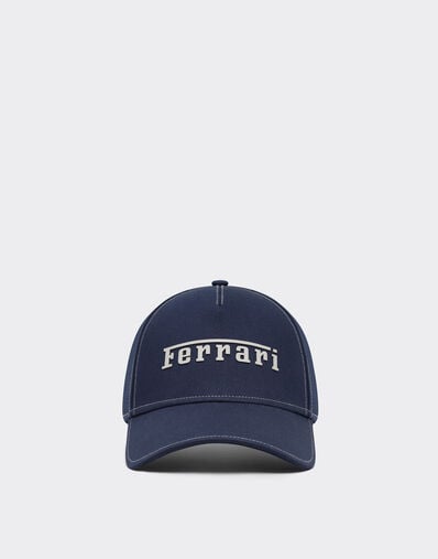 Ferrari Cotton cap with Ferrari logo Navy 20403f