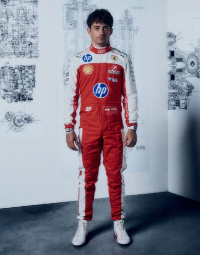 Ferrari Scuderia Ferrari Leclerc Replica racing overalls for the 2026 Austin Grand Prix Racing Red LW0JU4120EXT0001f