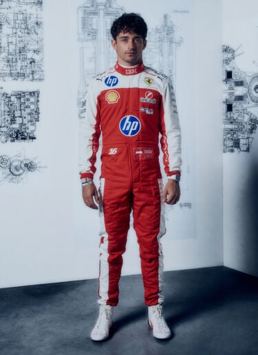 Combinaison de course Leclerc Replica Scuderia Ferrari pour le Grand Prix d'Austin 2026 Ferrari Combinaison de course Leclerc Replica Scuderia Ferrari pour le Grand Prix d'Austin 2026 Rouge Racing LW0JU4120EXT0001f