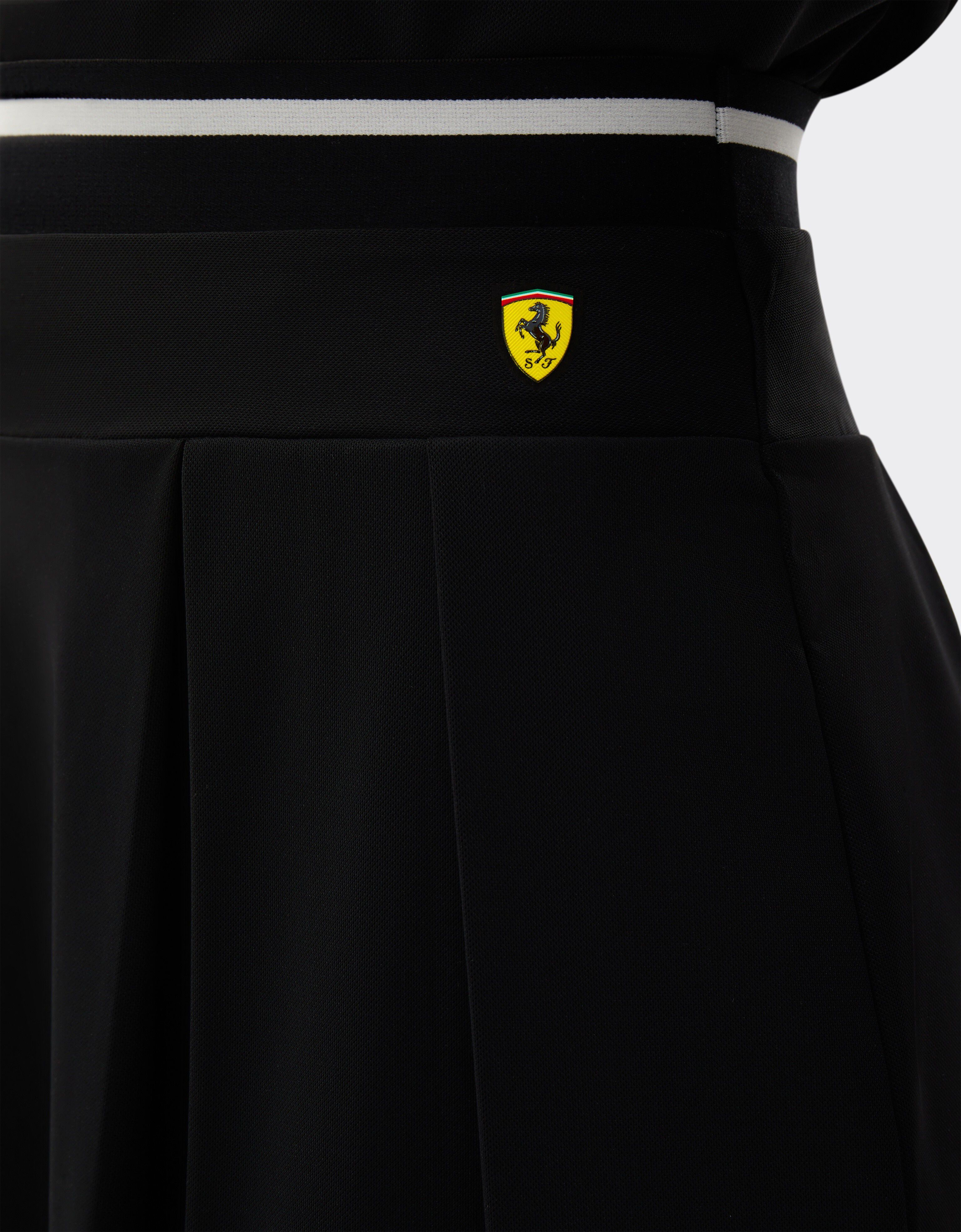 Technical piqué mini skirt Nero SJWSK0003JCO0023f