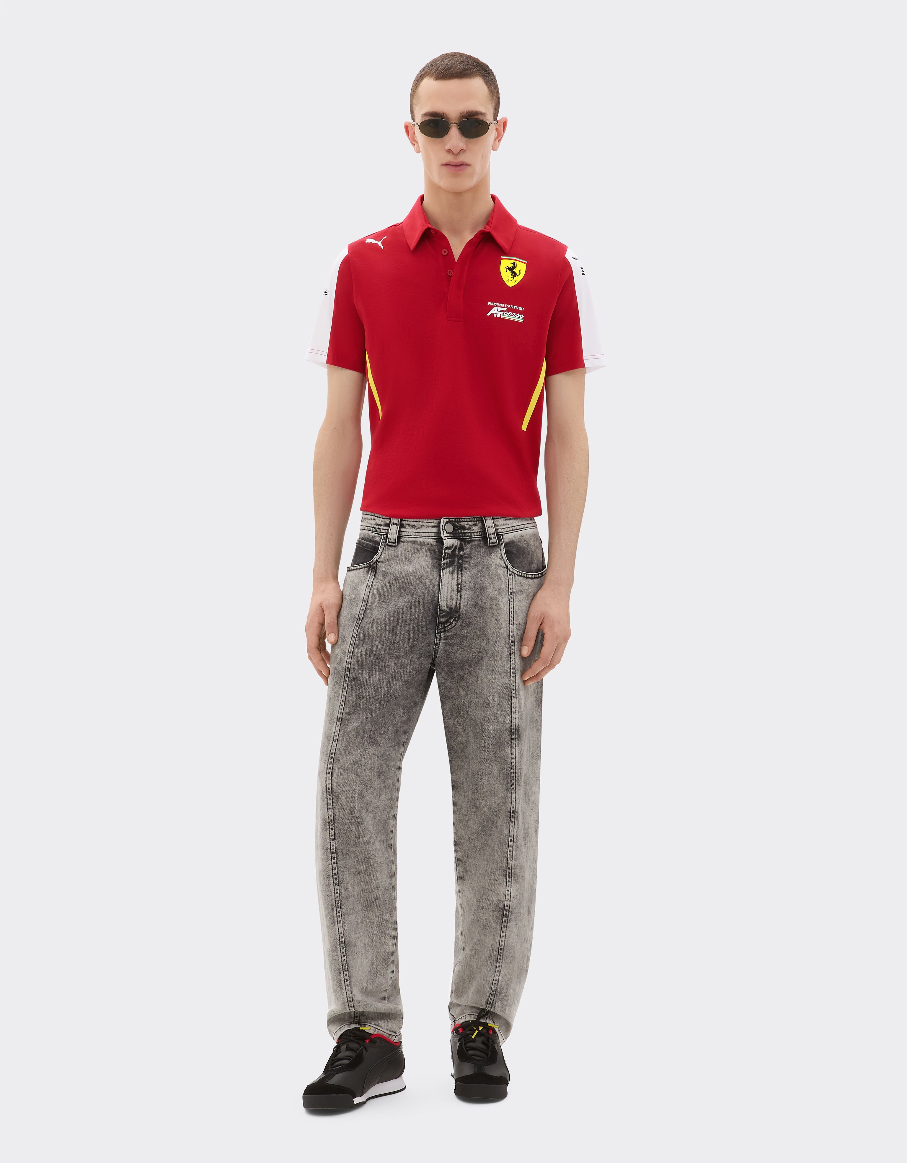 Ferrari Ferrari Hypercar Replica 2025 polo shirt Red LA04Kf