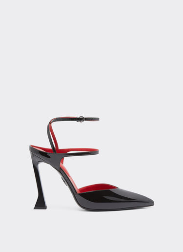 Ferrari Pump shoe in coated leather Black 22010f