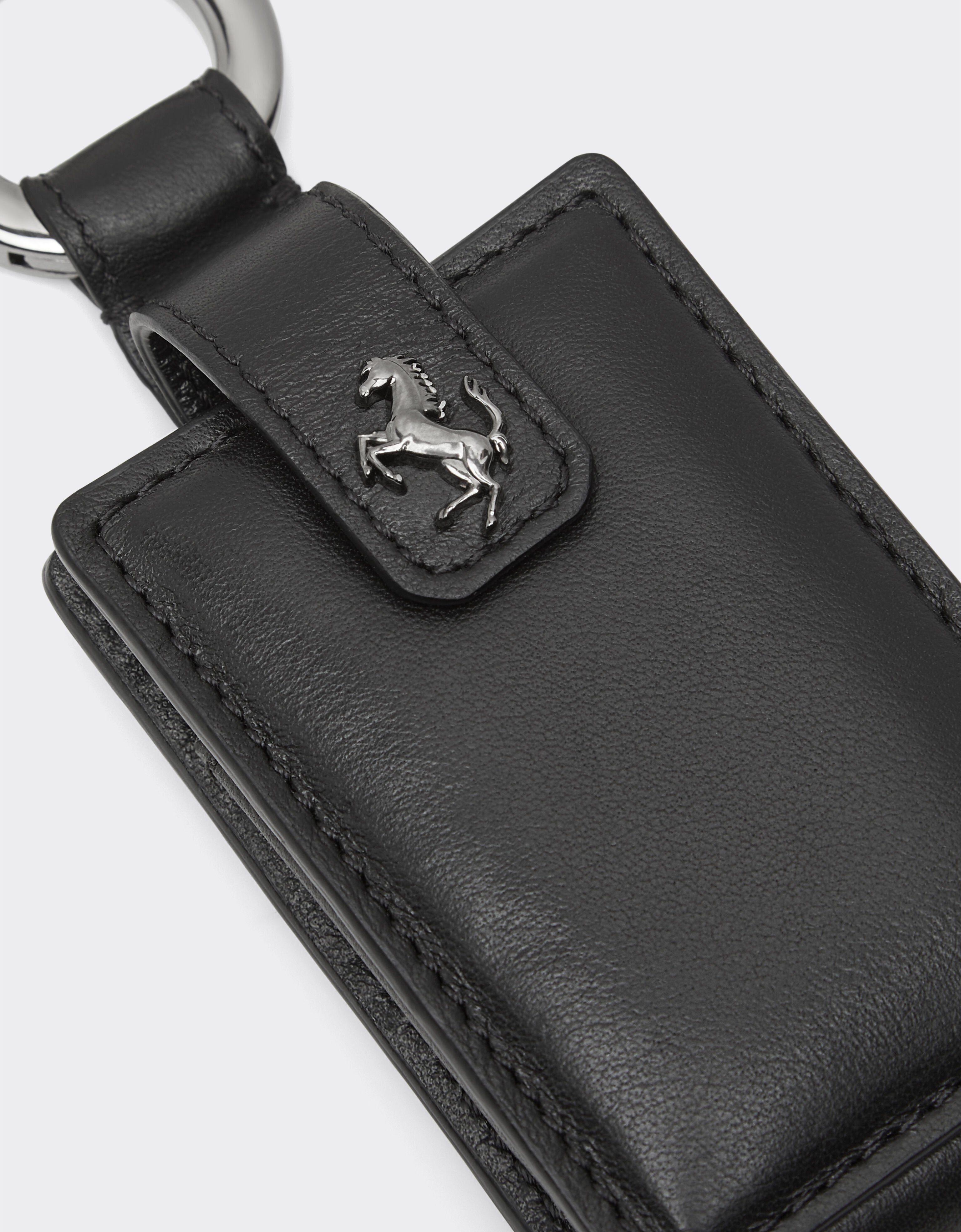 Ferrari Leather keyring for Amulet key Black CPNKH0005YL00005f