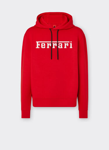 Ferrari Scuba sweatshirt with Ferrari logo Rosso Corsa 47819f