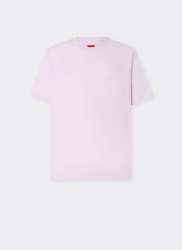 Cotton T-shirt with Ferrari logo Ferrari Cotton T-shirt with Ferrari logo Wisteria 21163f