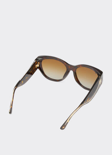 Ferrari Ferrari sunglasses in Havana acetate with polarised brown gradient lenses Tortoiseshell F1273f